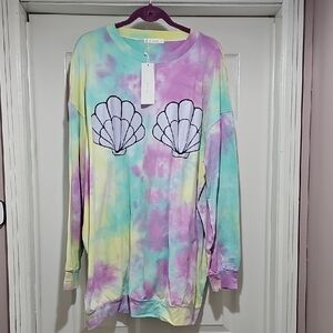 Plus 20 Mermaid Heavy Shirt/Sweater Tunic